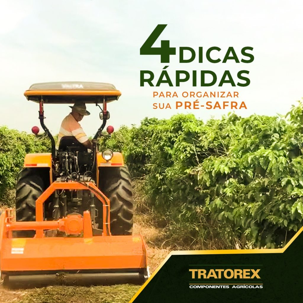 organizar sua pré-safra