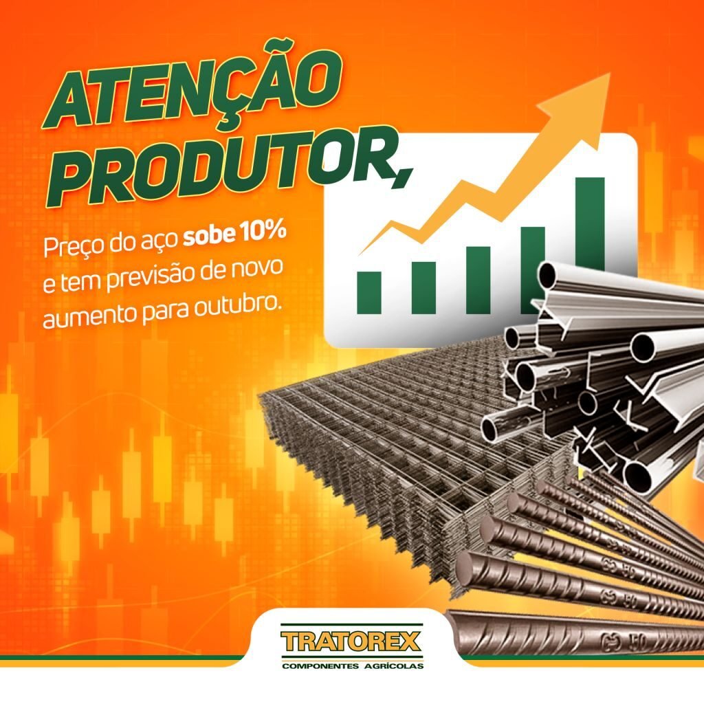 Aumento do aço afeta produtores